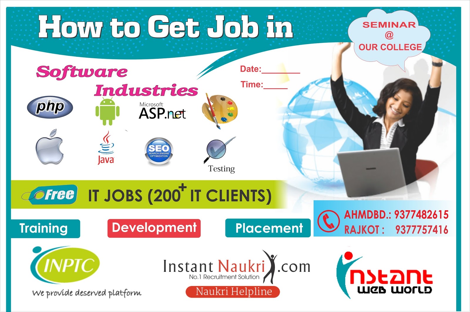 InstantNaukri GET INSTANT IT JOBS IN GUJARAT