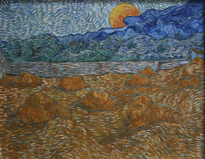 Luna che sorge van gogh