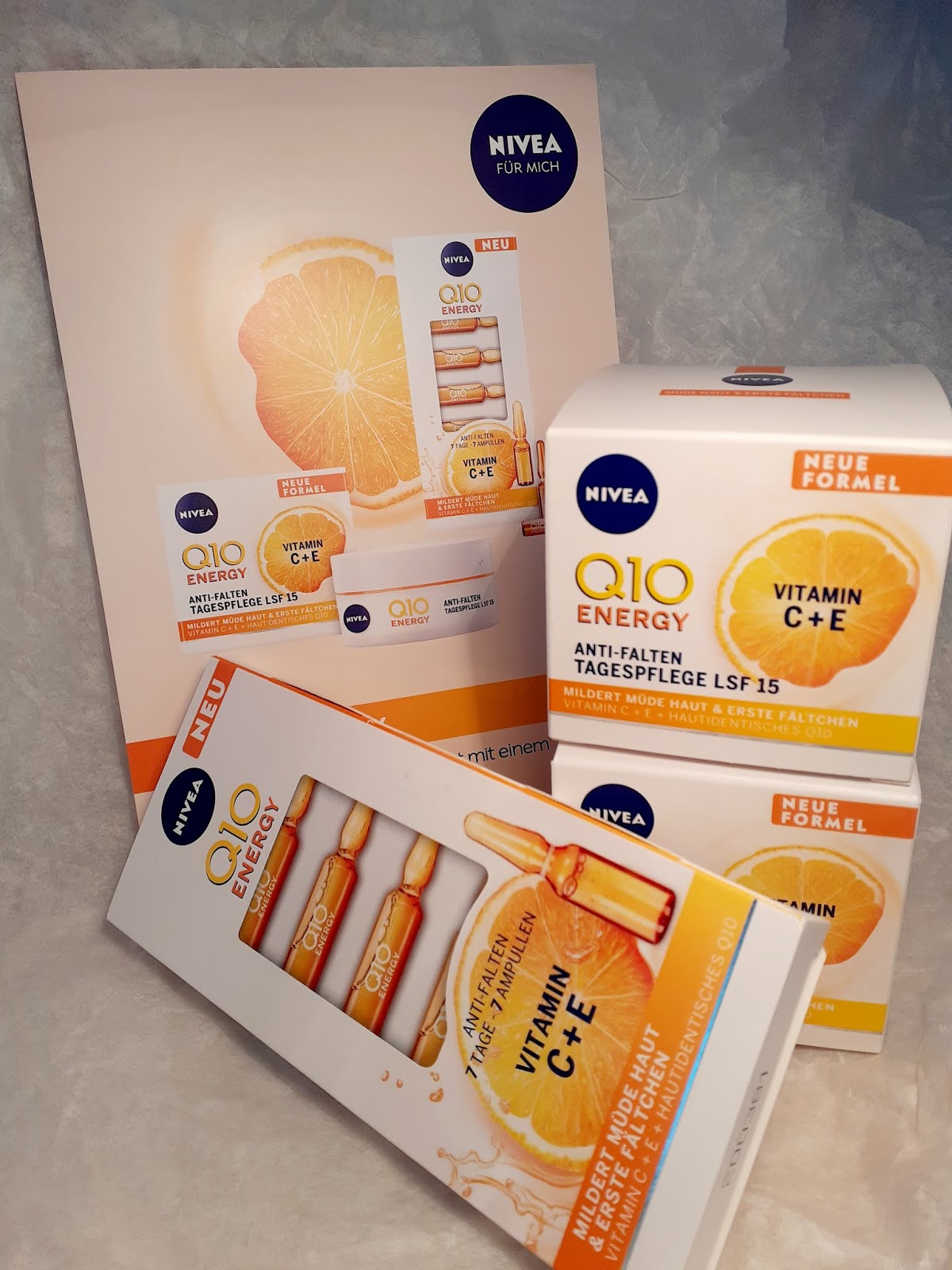 Erdbeersekt Testen und Bewerten Produkttest NIVEA Q10 Energy