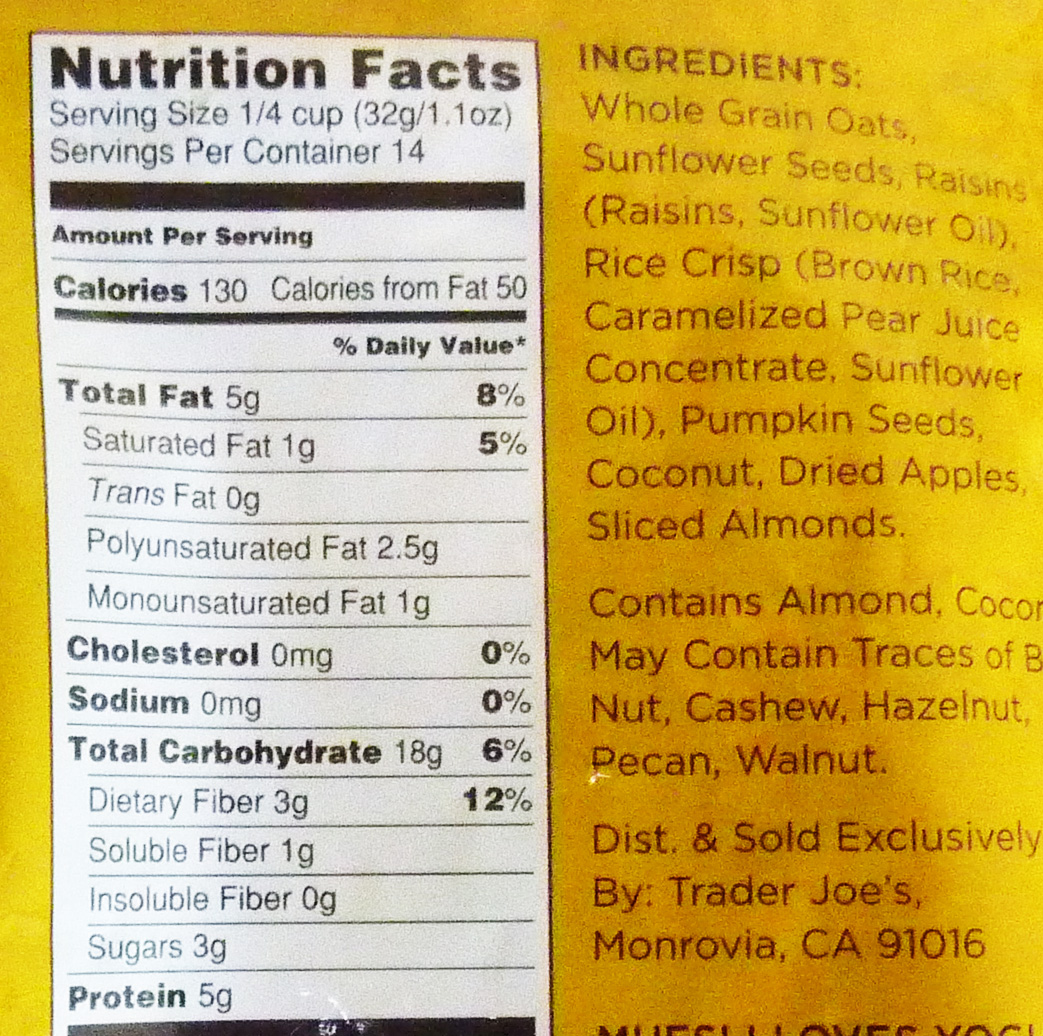 What's Good at Trader Joe's? Trader Joe's Muesli