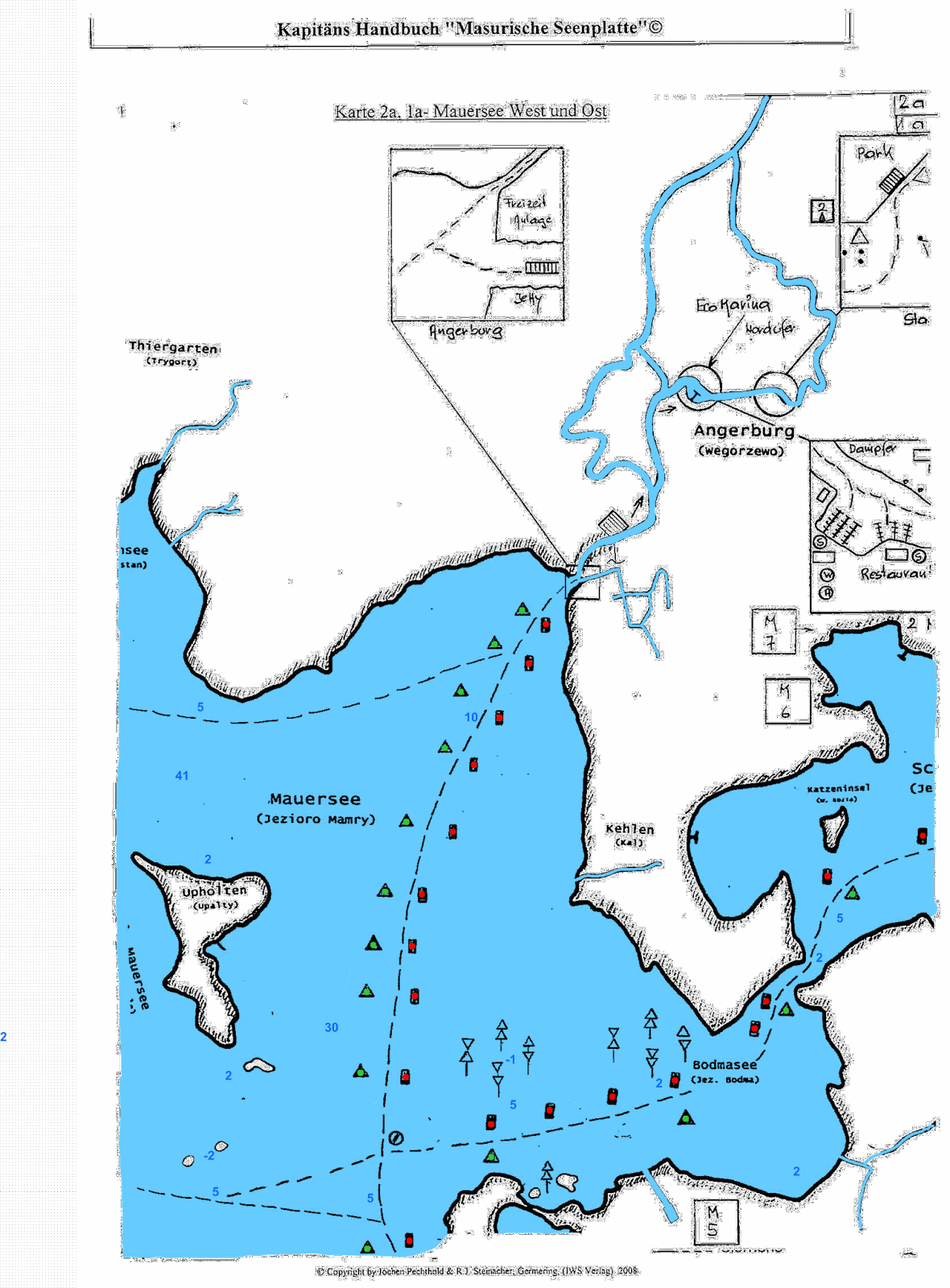 Masurische Seenplatte: Karten 1-3 Auszug aus dem " Masuren Waterway Masurische Seenplatte: Karten 1-3 Auszug aus dem " Masuren Waterway