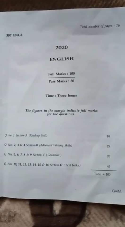 মাধ্যমিকের দ্বিতীয় দিনেও ফাঁস হয়ে গেল কি ইংরাজির প্রশ্নও ! ক্ষু্দ্ধ শিক্ষামন্ত্রী তলব করলেন পর্ষদ সভাপতিকে 1 মাধ্যমিকের দ্বিতীয় দিনেও ফাঁস হয়ে গেল কি ইংরাজির প্রশ্নও ! ক্ষু্দ্ধ শিক্ষামন্ত্রী তলব করলেন পর্ষদ সভাপতিকে