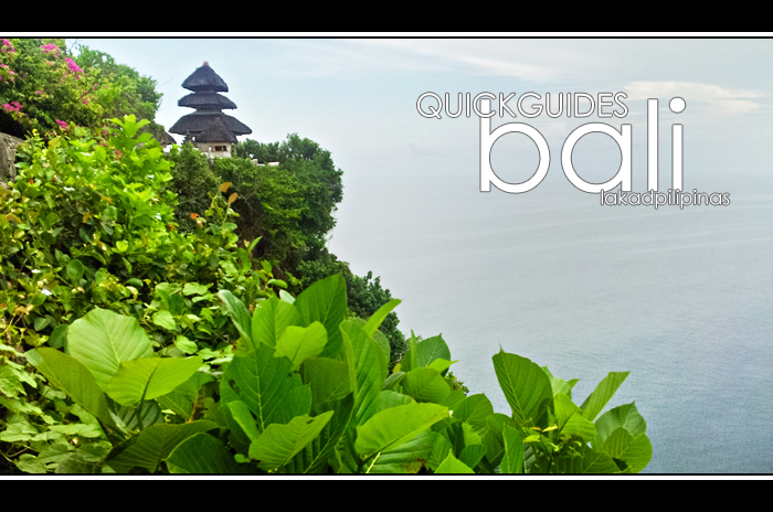 Bali Travel Guide Expenses One Week Itinerary