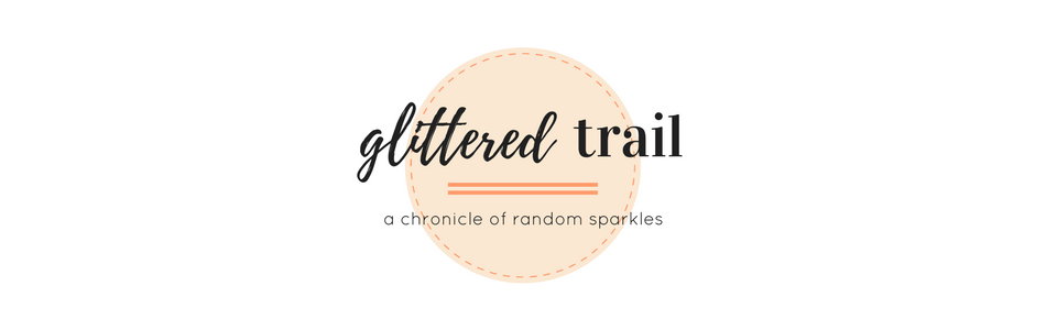 glittered trail