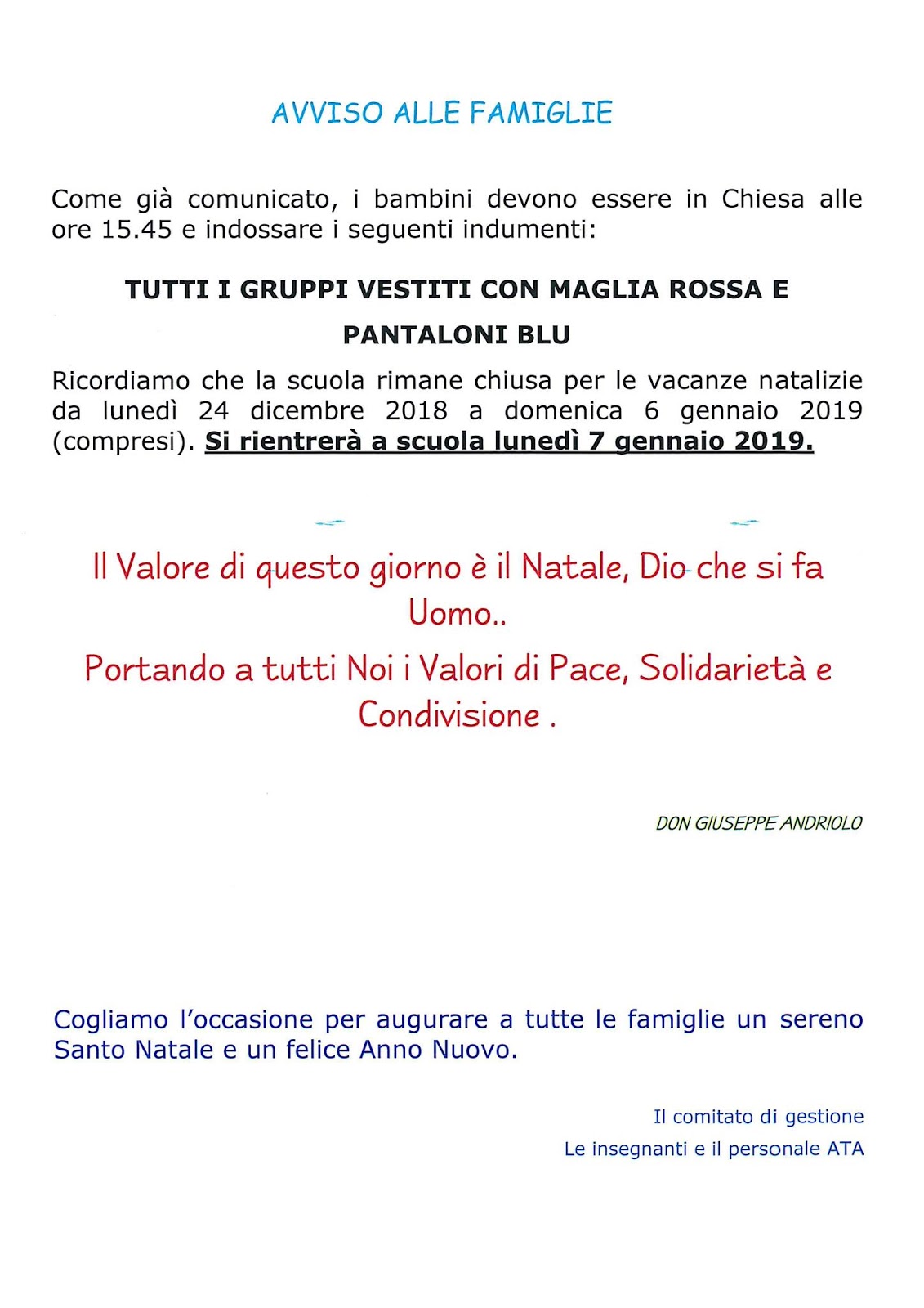 Scuola Dell Infanzia A Grigolli Bresciani 2018