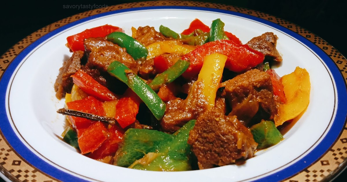 Spicy Beef and Bell Peppers Stir Fry