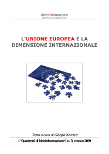 Quaderno 3: L'Unione Europea e la dimensione internazionale