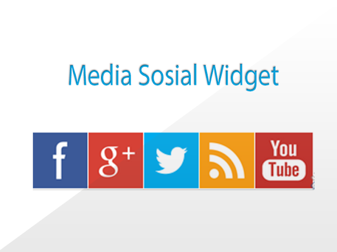 Widget Media Sosial Untuk Blogger