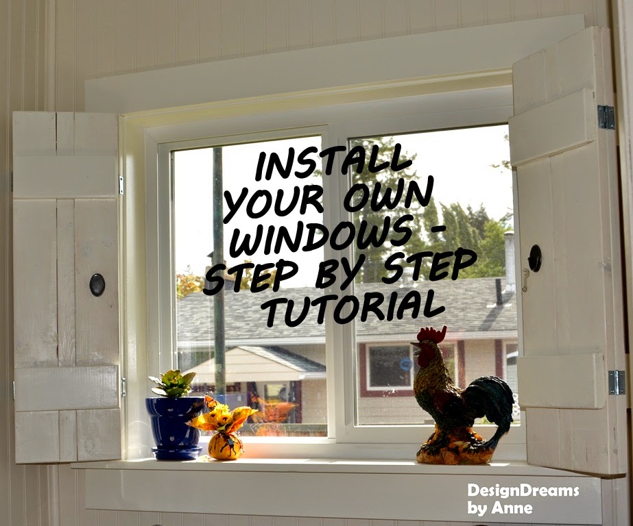 Designdreams By Anne How To Install Your Own Window And Save I Ripped Through An Exterior Wall Framed And Installed A New Window Over My Laundry Tub Yahoo Light View The Tiny Room Looks Huge Now