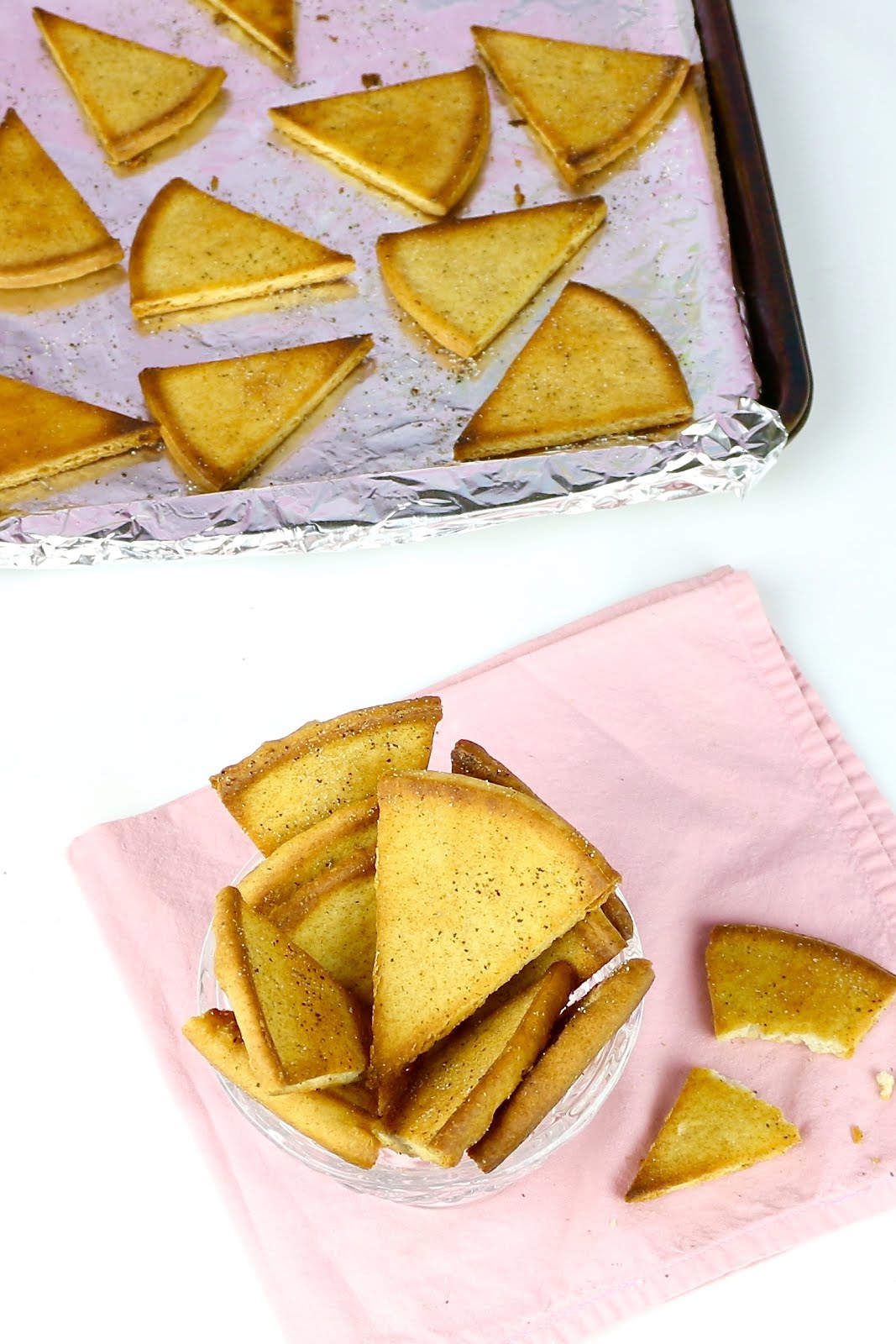 Homemade Baked Bagel Chips The Lindsay Ann