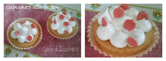 cupcakes alla pesca - e la forza della musica...