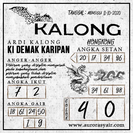 Prediksi Syair Hk 11 Oktober 2020 Pangkalantoto