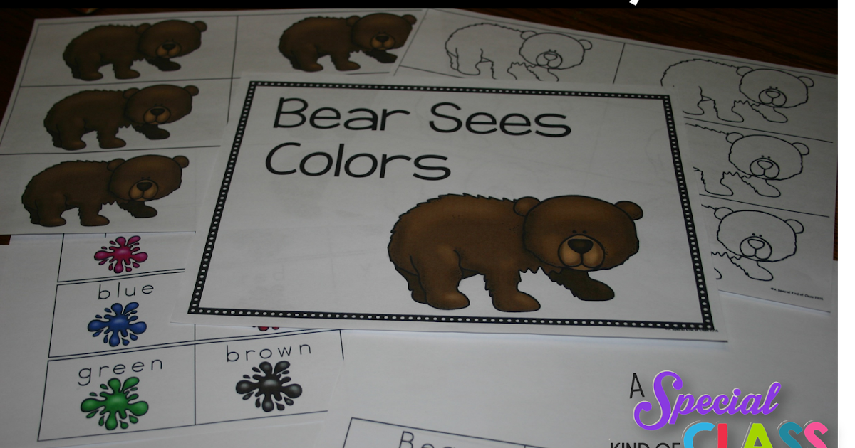 A special kind of class: Bear Sees Colors - Day One