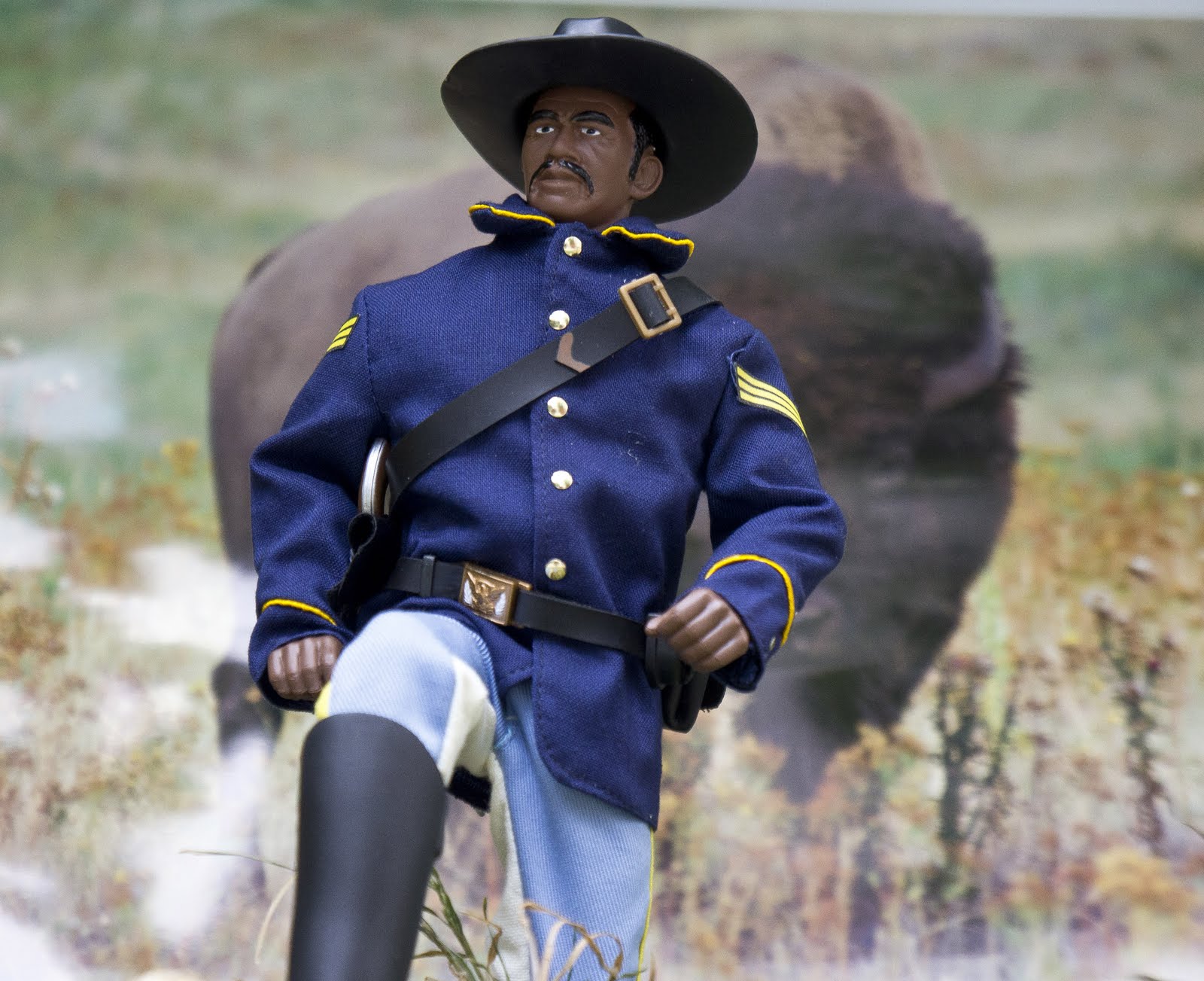 Male Figures and Friends! Buffalo Soldier