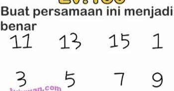 Brain Out Buat Persamaan Ini Menjadi Benar Ini Jawaban Brain Out Di Peringkat 150 Tujuwan Com