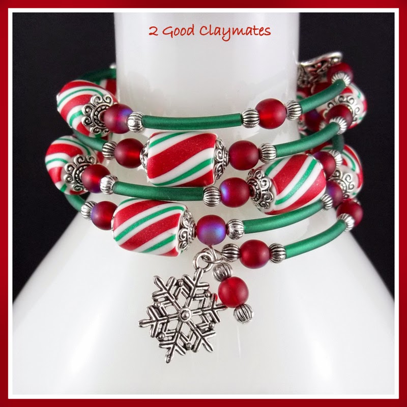 2 Good Claymates Memory Wire Bracelet Tutorial