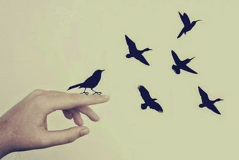 “Le di alas, y nunca sentí tanta libertad como al ver partir a quien no es feliz a mi lado”.