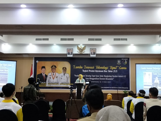 Wakil Gubernur Kepri Marlin Agustina Buka Kompetisi Inovasi TTG Provinsi Kepri 2021.