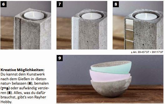 Basteln macht glücklich!: Kreatives aus Beton - Betondesign