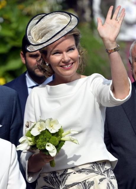 King Philippe and Queen Mathilde in Wavre