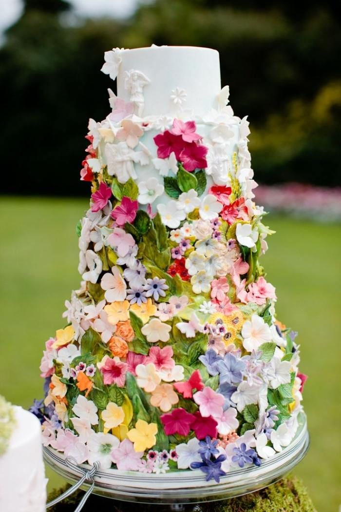 Garden Birthday Cake