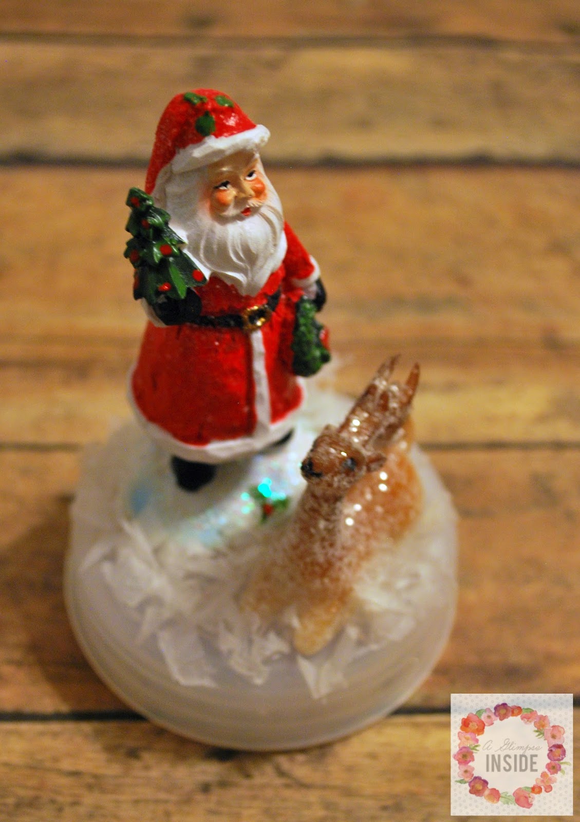 DIY Snow Globe A Glimpse Inside