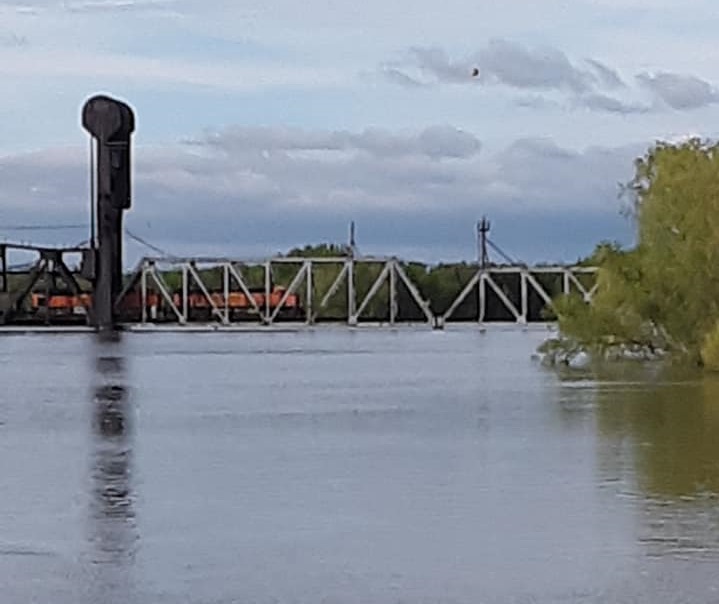 Industrial History BNSF/CB&Q Bridge over Illinois River at Beardstown, IL