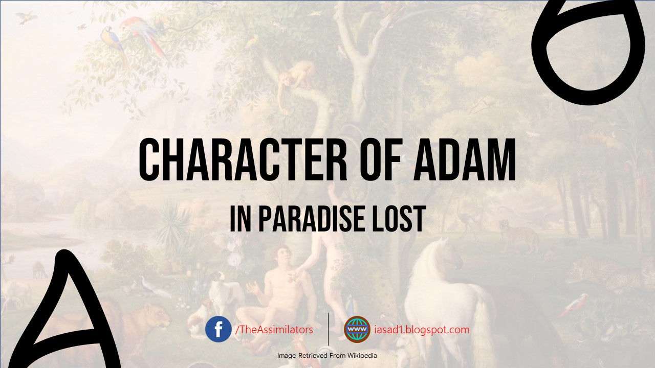 Character Analysis of Adam in Paradise Lost