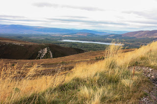 View from the mountain across to Loch Morlich and beyond