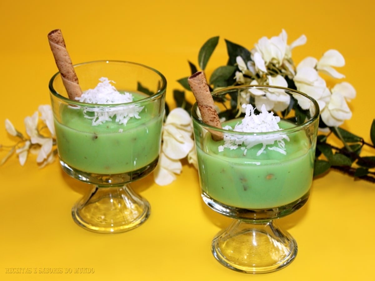 Pudim de Pistachio PréPreparada Receitas e Sabores do Mundo