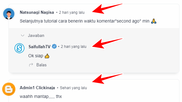 Cara Memperbaiki Waktu Komentar Median UI 1.5