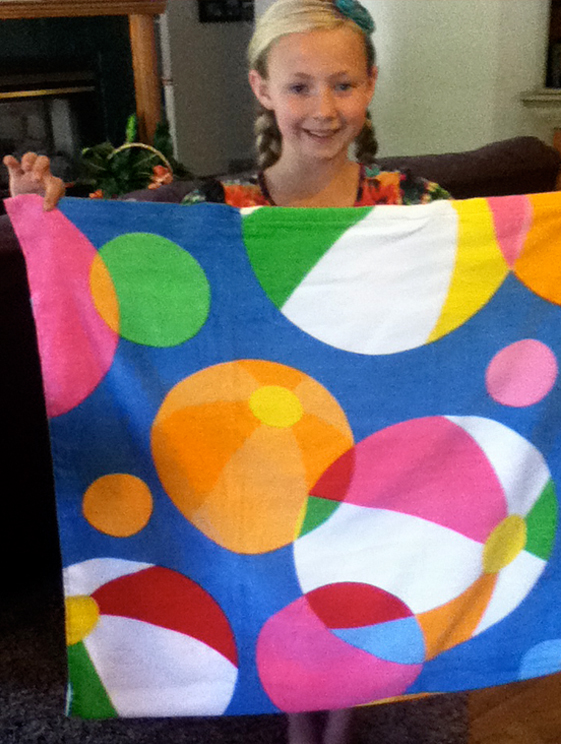 Apostrophy Designs OMTWI Beach Bash Beach Towel Rompers {Tutorial