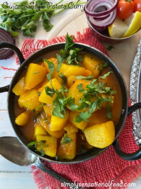 Gujarati Style Potato Curry ~ Rasa Waru Bateta nu Shaak | simply.food