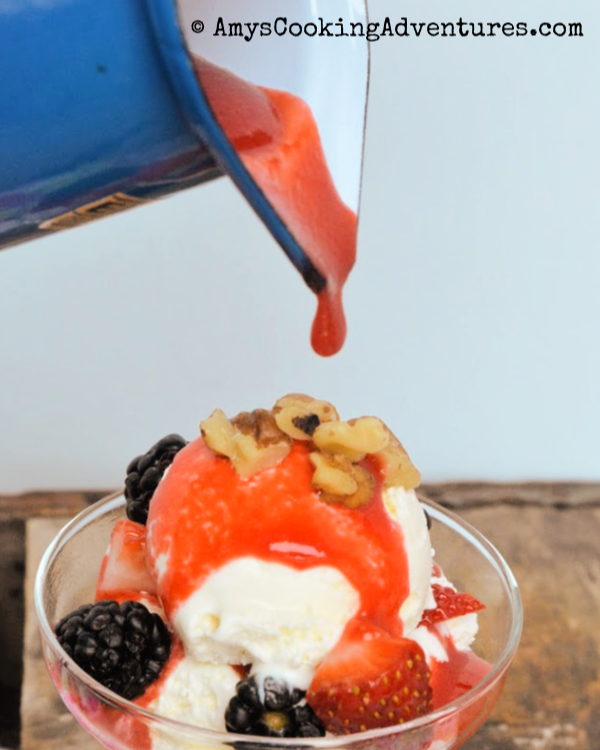 Homemade Strawberry Sauce