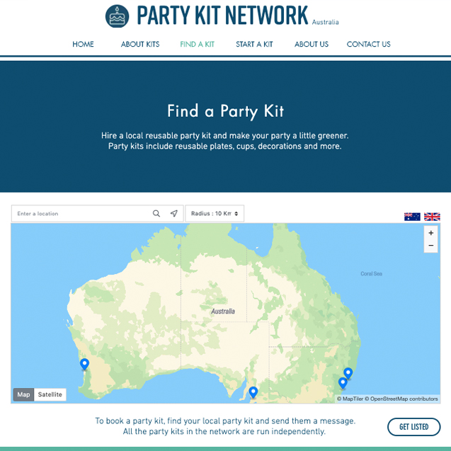 Reusable Party Kit Network Australia