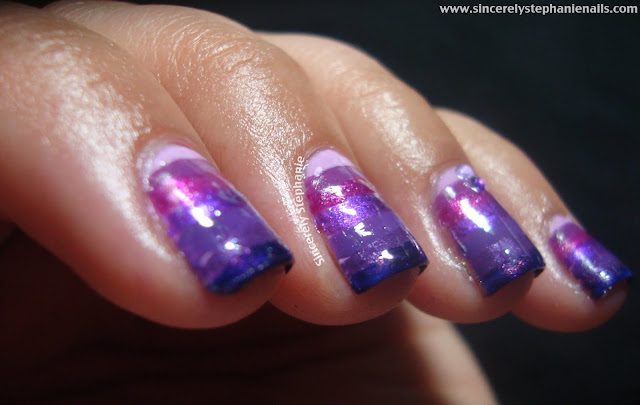 31 day nail art challenge violet