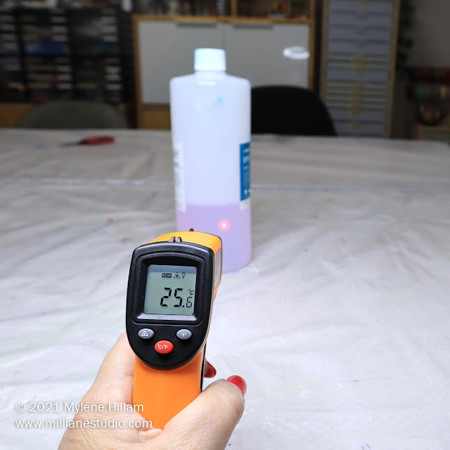 How to Work with Resin in Cold Weather Mill Lane Studio