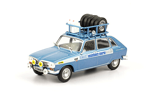 renault 16 1:43 assistance course renault, coleccion vehículos de asistencia en rally 1:43