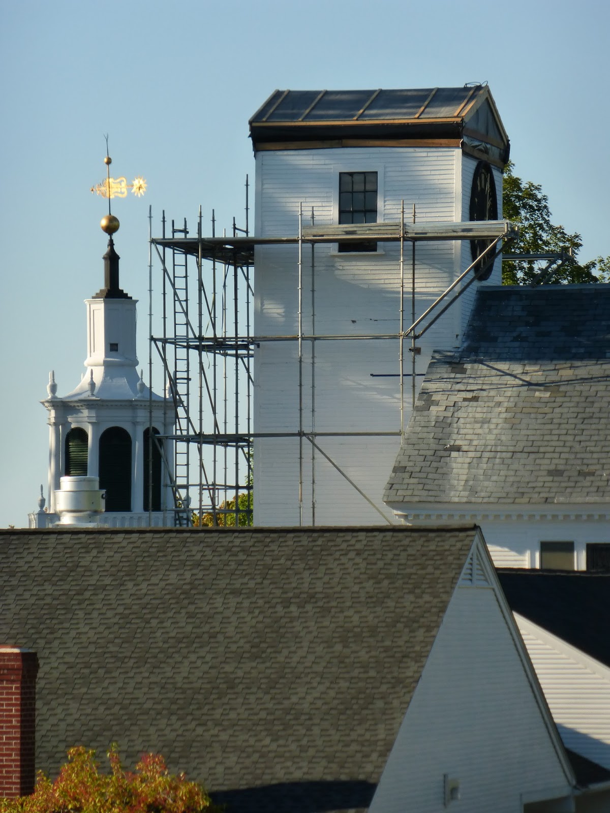Nutfield Genealogy Steeple Renovations for the First Parish Church