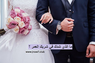 ما الذي شدك في شريك العمر ؟ شدك,شريك العمر,نصفك الاخر,الزواج,الزوجين,الحبيبين,شريك العمر للزواج