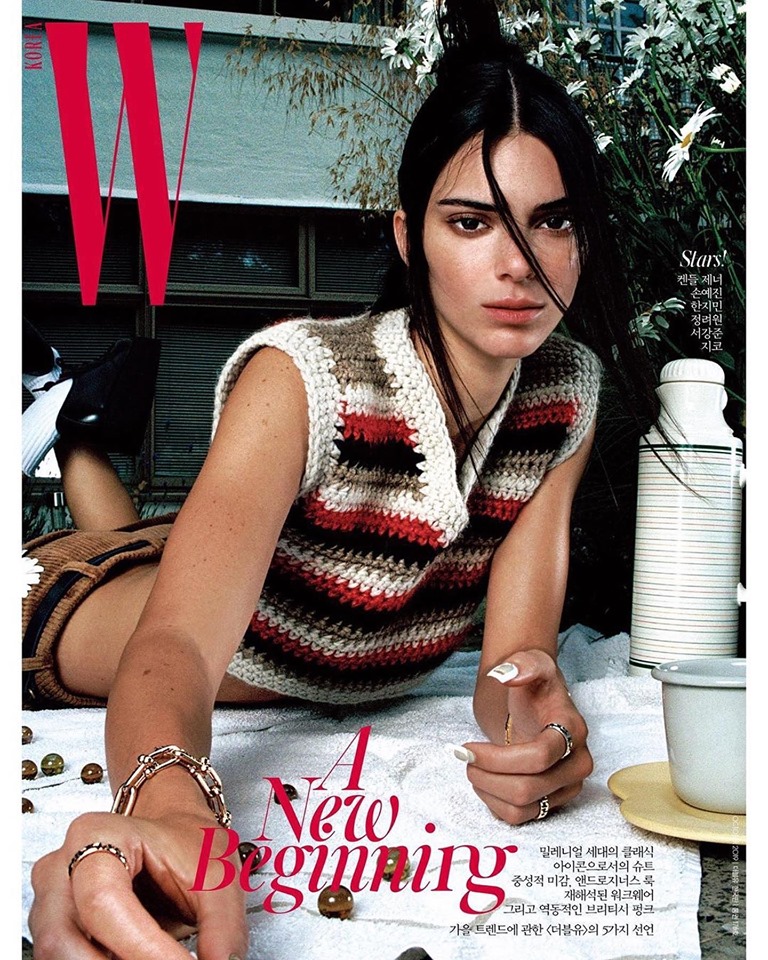 Kendall Jenner is the glamorous star of W Korea October 2019