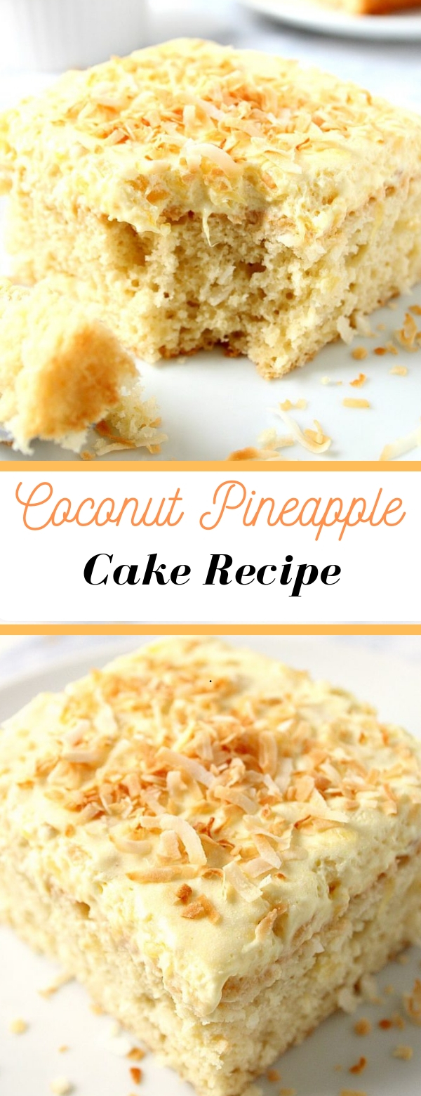 Coconut Pineapple Cake Recipe - Cake