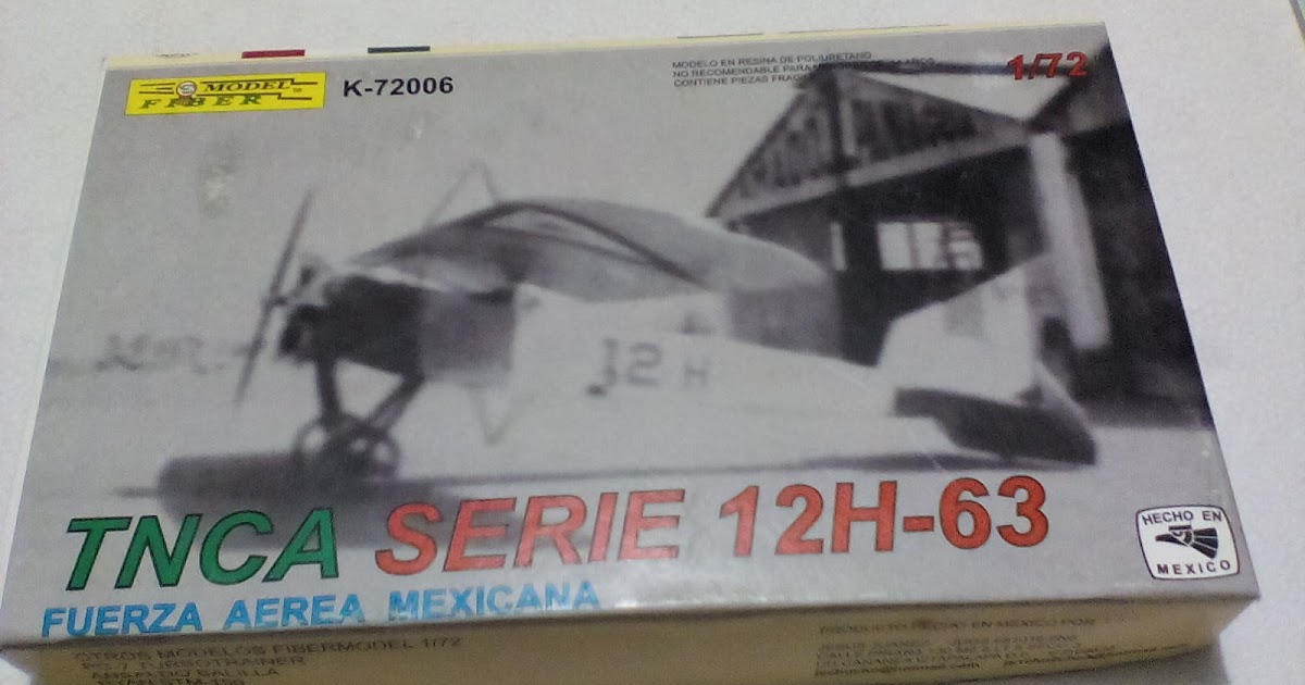 Modelos para armar model kit TNCA Serie 12H63 Fuerza Aérea Mexicana 1
