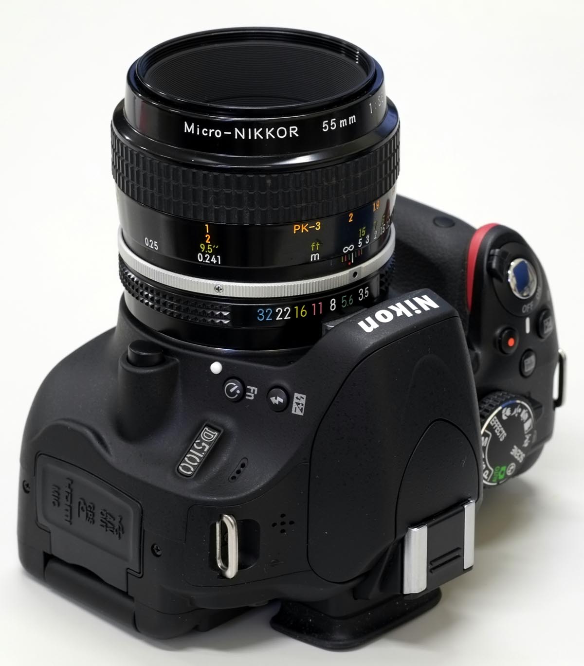 M42 MOUNT SPIRAL: Nikon New Micro Nikkor 55mm F3.5(Nikon F mount)