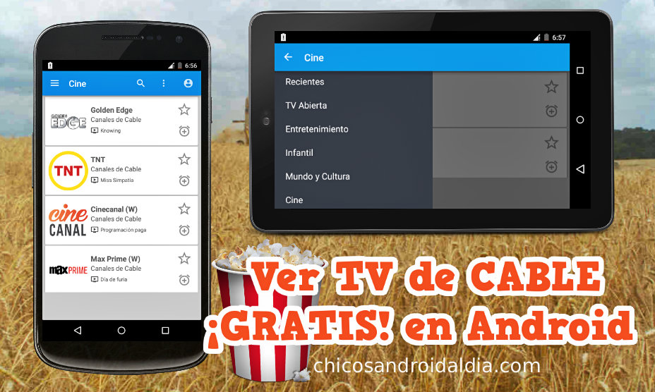 La mejor Aplicación para Ver TV CABLE ¡GRATIS! en Android Chicos Android al día
