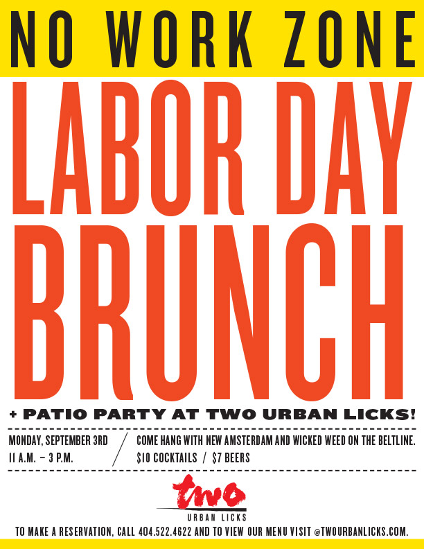 Labor Day Brunch at TWO urban licks Concentrics Restaurants