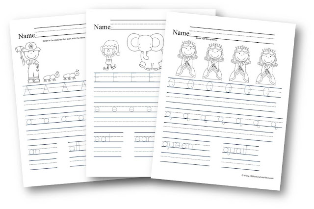 FREE Alphabet Worksheets for Handwriting Practice
