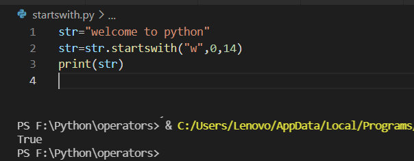 startswith python - InstanceOfJava