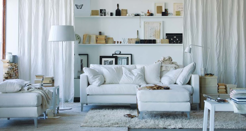 White-living-room