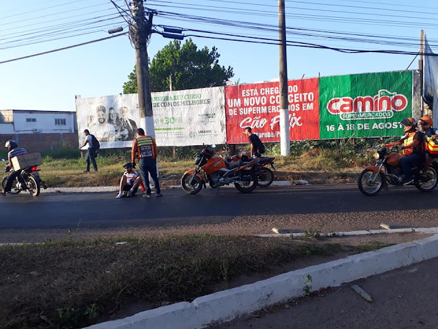 Acidente envolvendo Ciclista